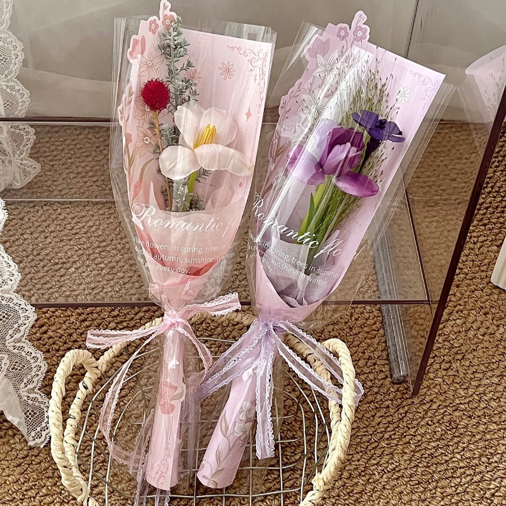 Florist Supply House - 10 Sacos Transparentes para Embalagem de