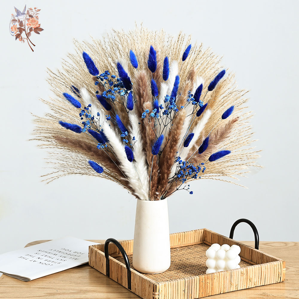 Supply For Florist - 70 haste azul fofo coelho cauda