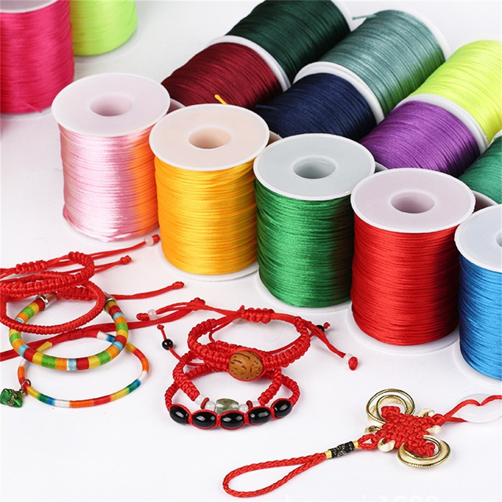 Ribbon Wired Satin - Satin Rattail Poliéster Nylon Cabos, Corda