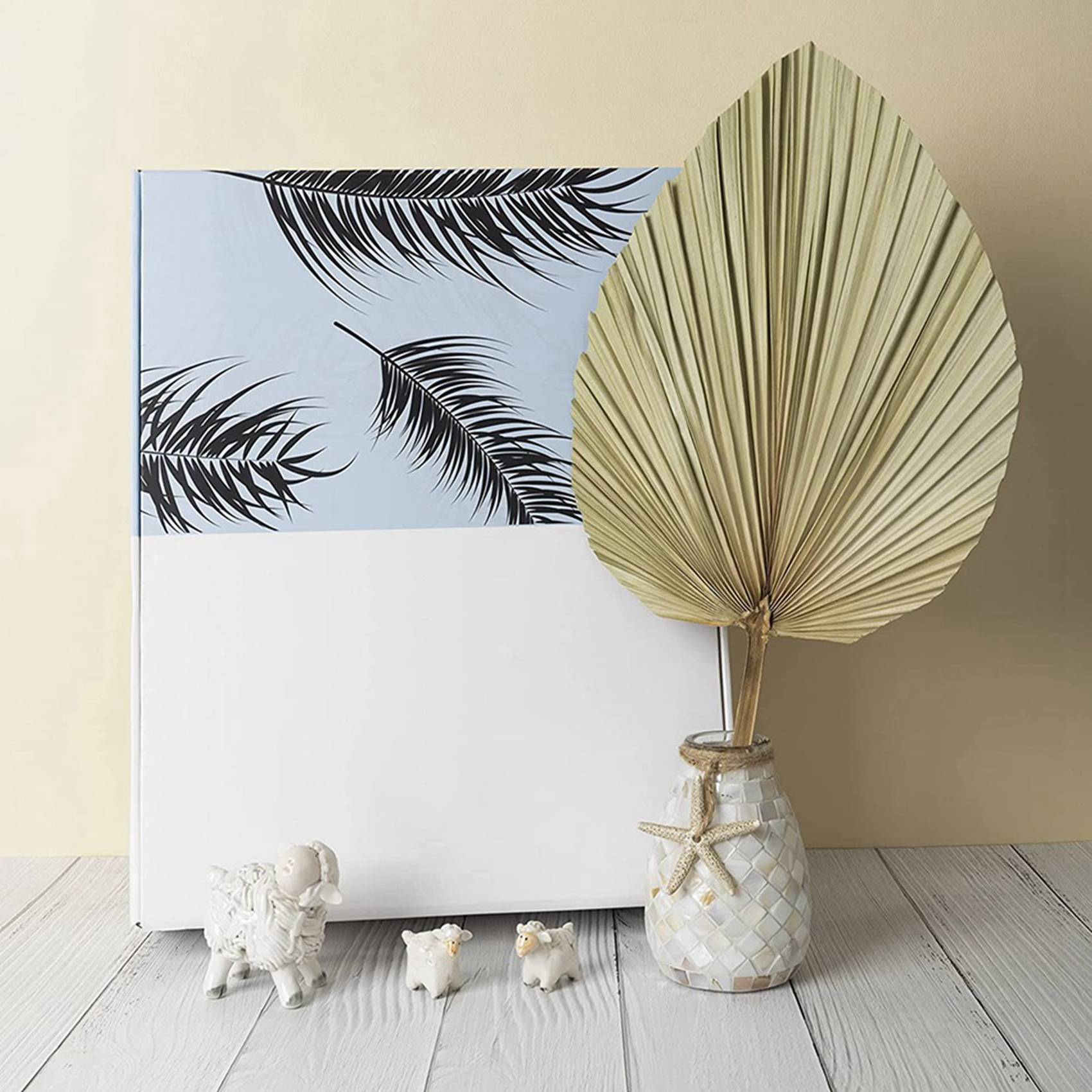 Palm Leaf Dried - Folhas de Palmeira Secas para Decoração