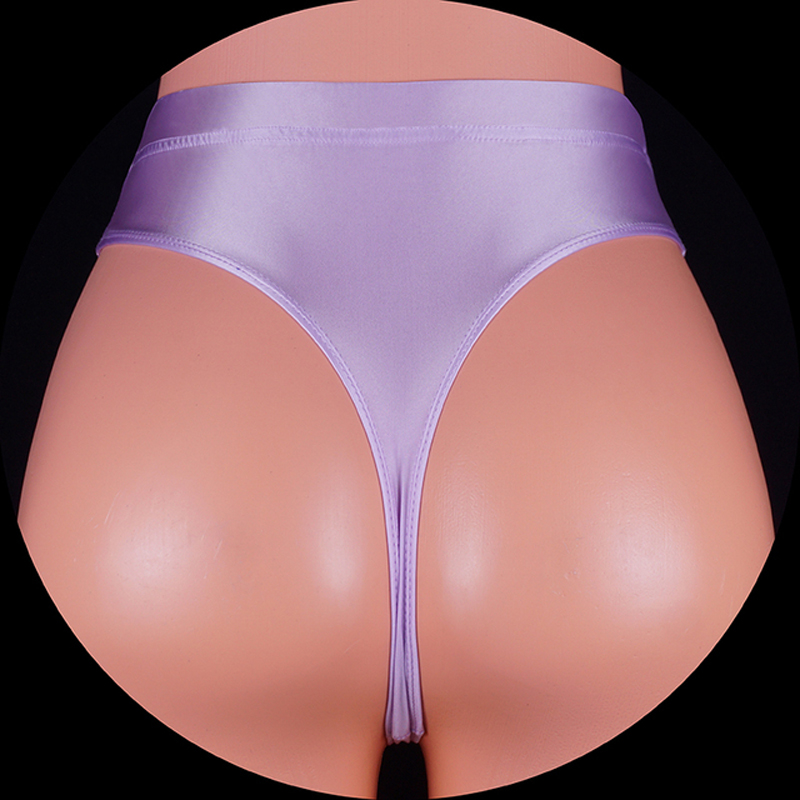 Ribbon Wired Satin - Homens sexy roupa interior cetim brilhante