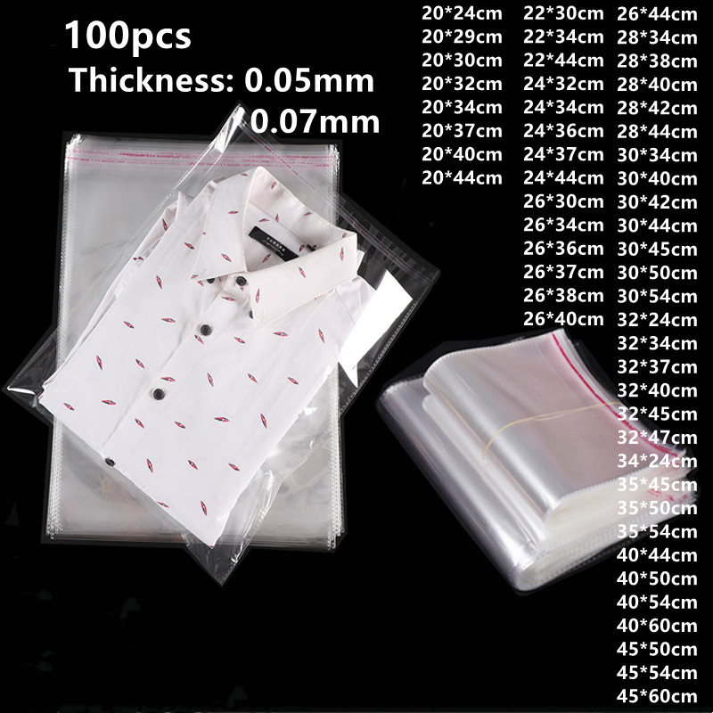 100 pces saco de plástico clar - Cellophane Wrap Clear avaliação e preço