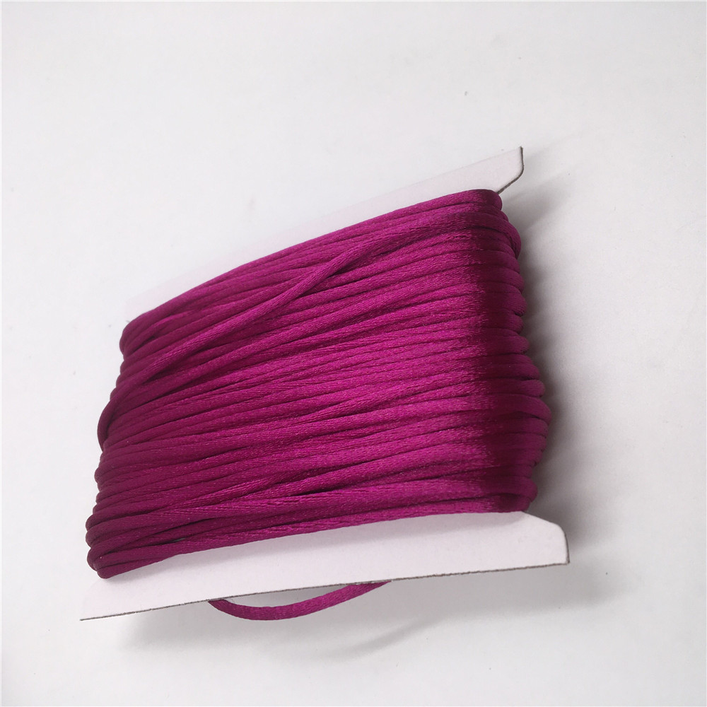 2mm trançado macrame seda macr - Ribbon Wired Satin avaliação e preço