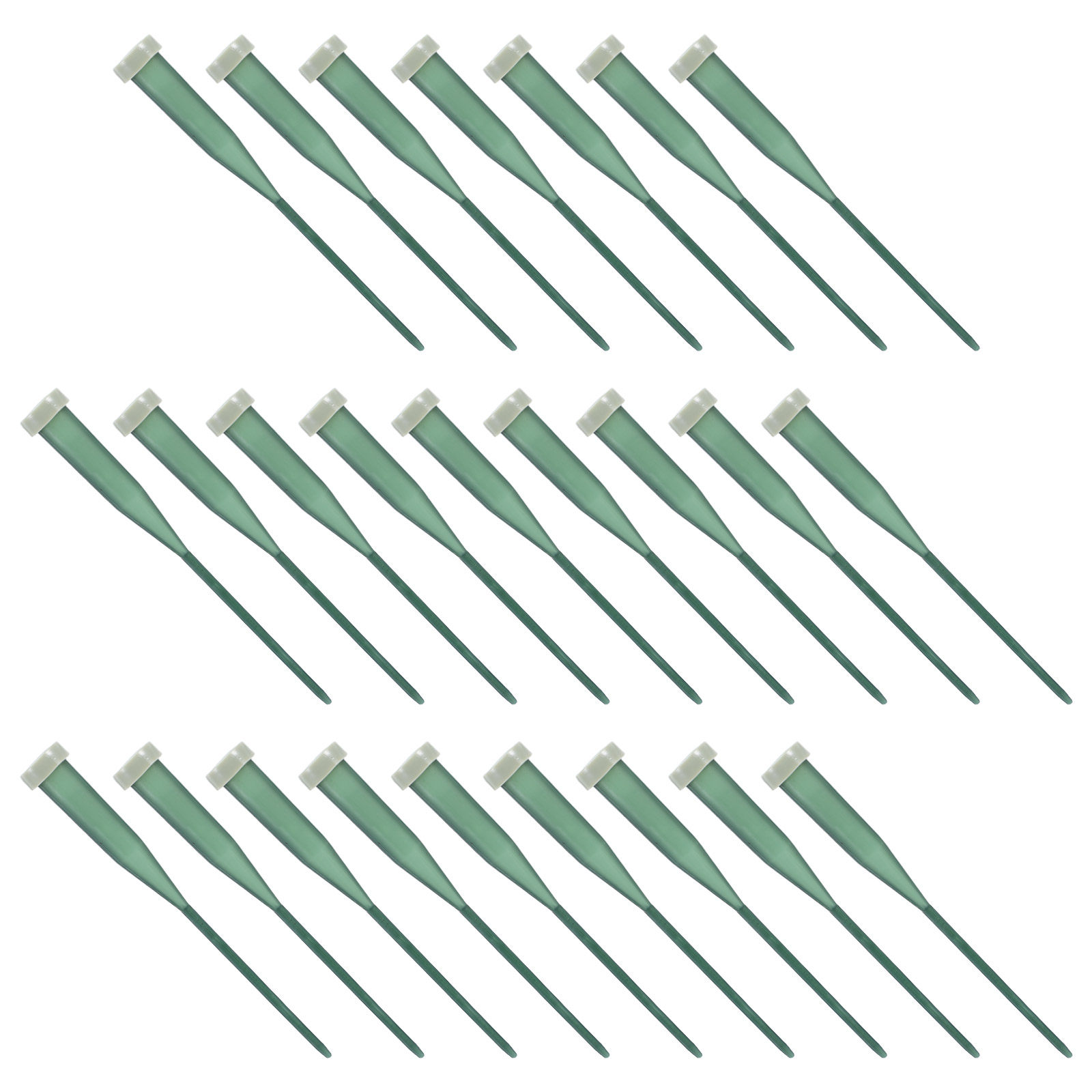 25 Peças de Tubos Plásticos Ve - Supply For Florist avaliação e preço