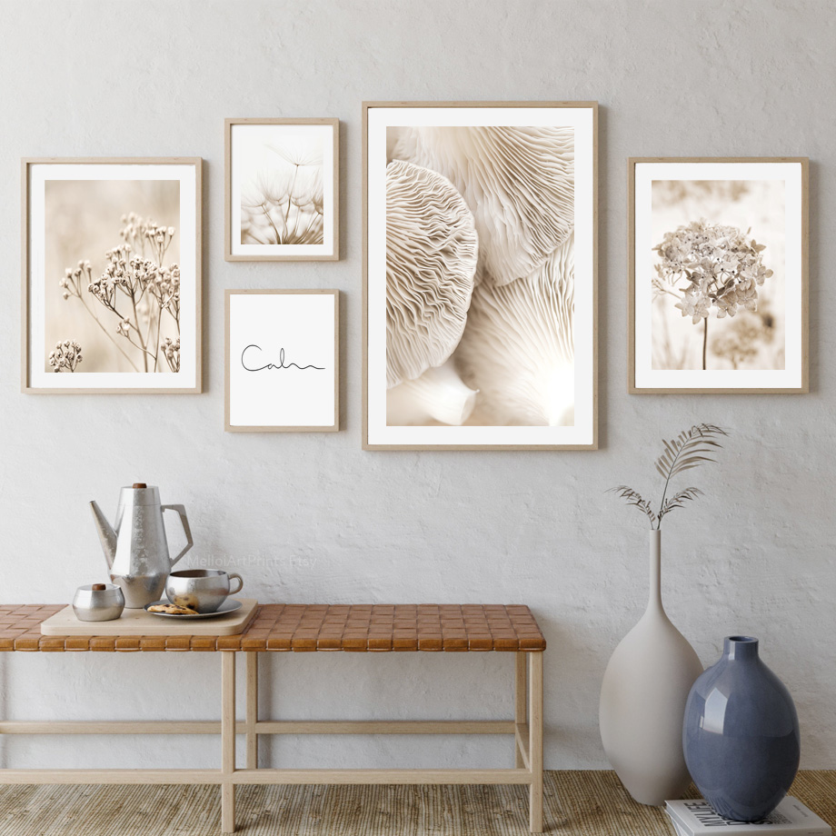 Arte de Parede Boho em Beje Ne - Palm Leaf Dried avaliação e preço