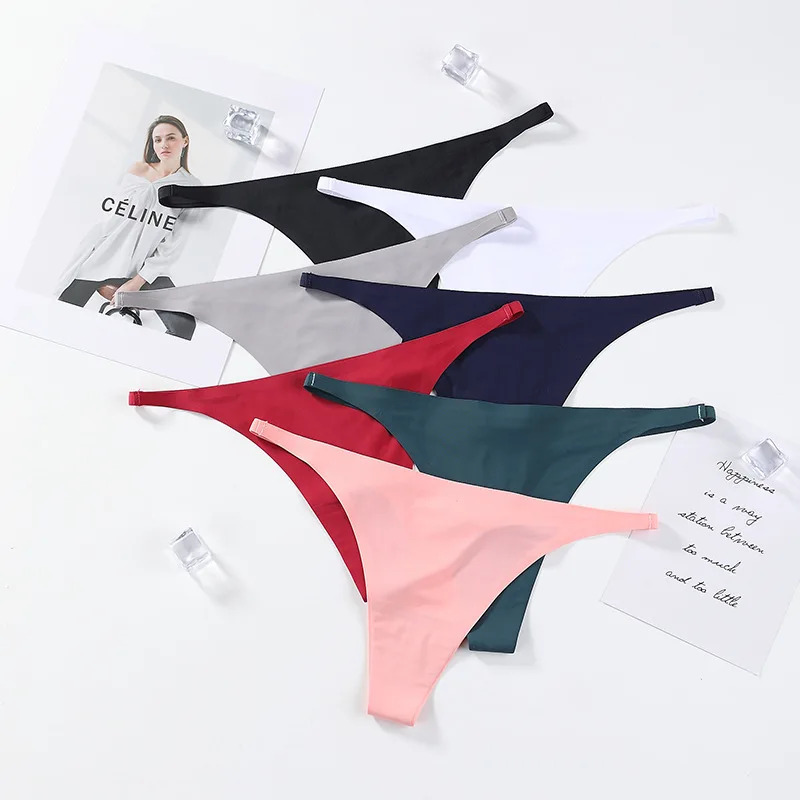 1-4 pçs calcinha sem costura d - Ribbon Wired Satin avaliação e preço