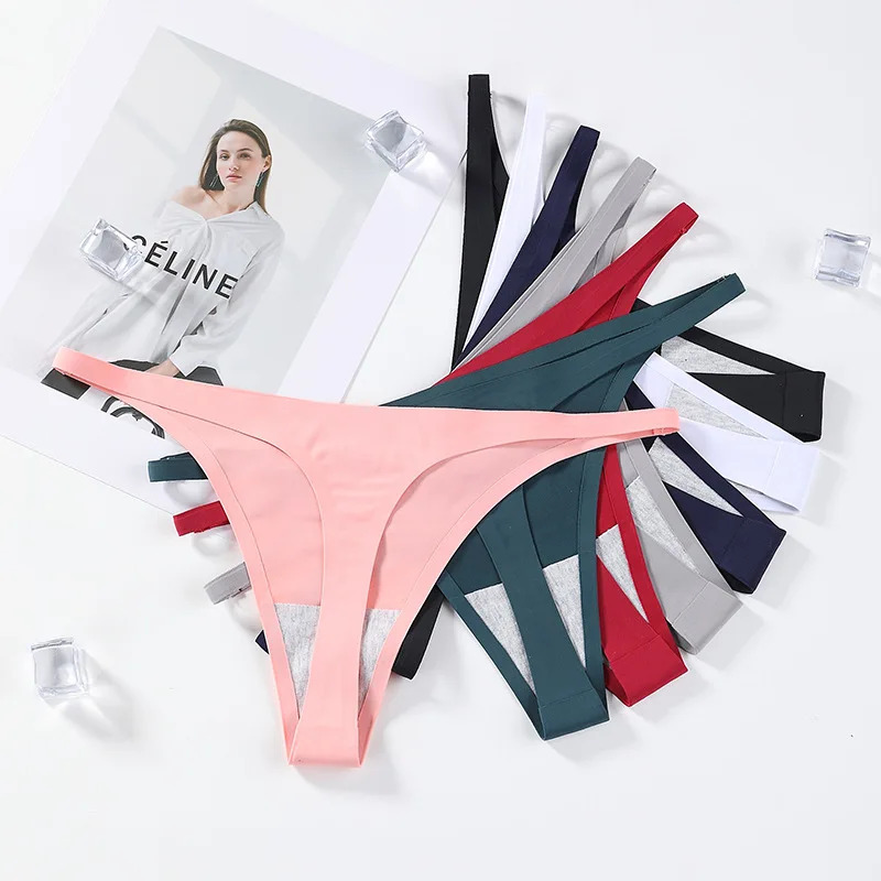 1-4 pçs calcinha sem costura d - Ribbon Wired Satin avaliação e preço