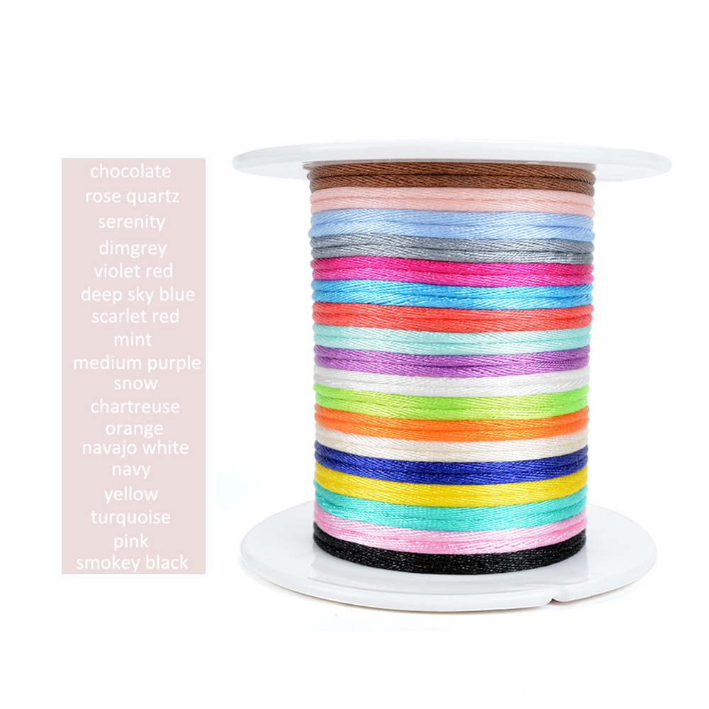 Nylon Cordões para Fazer Colar - Ribbon Wired Satin avaliação e preço