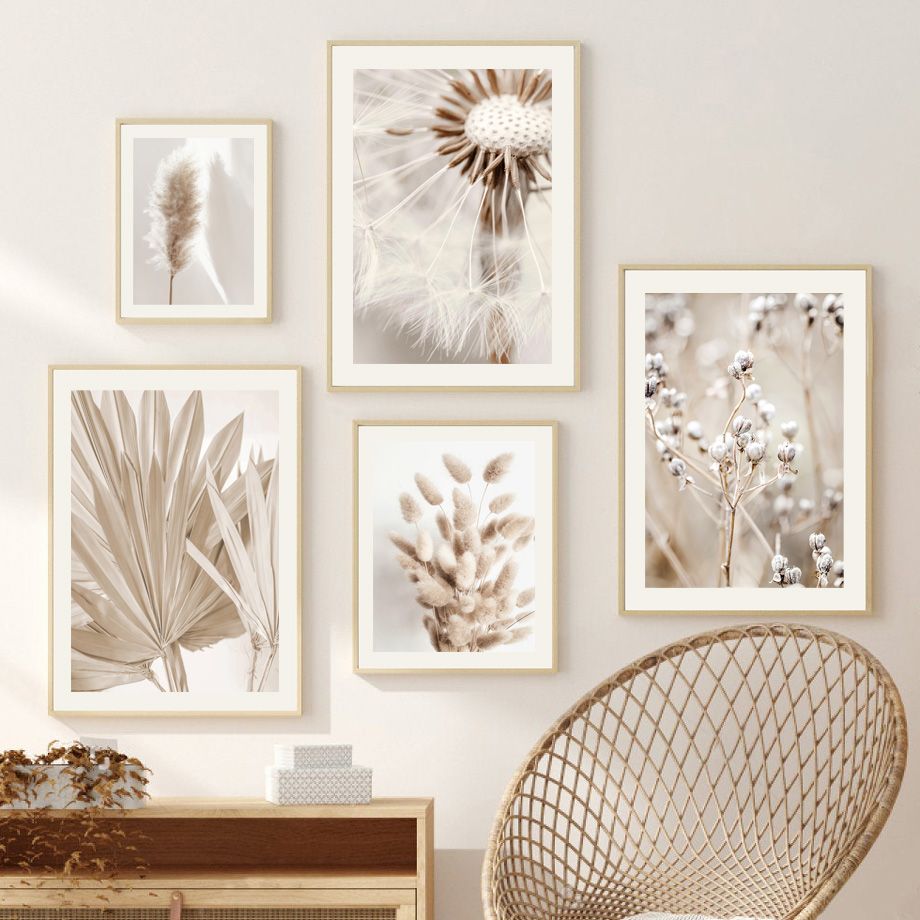 Pôster de Arte de Parede Boho  - Palm Leaf Dried avaliação e preço