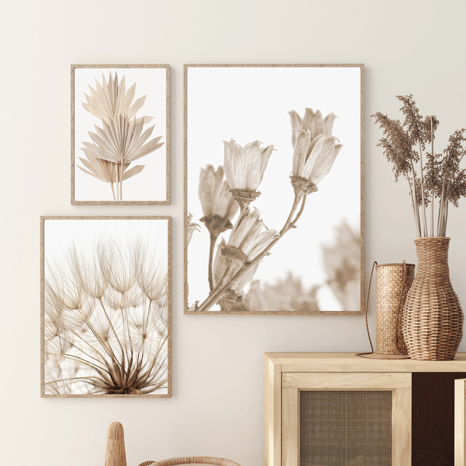 Pôster de Arte de Parede Boho  - Palm Leaf Dried avaliação e preço