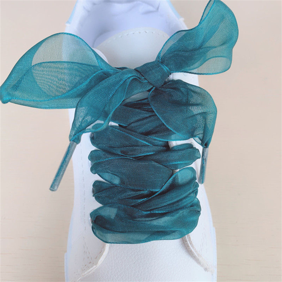 1 Par de Cadarços de Organza d - Ribbon Wired Satin avaliação e preço