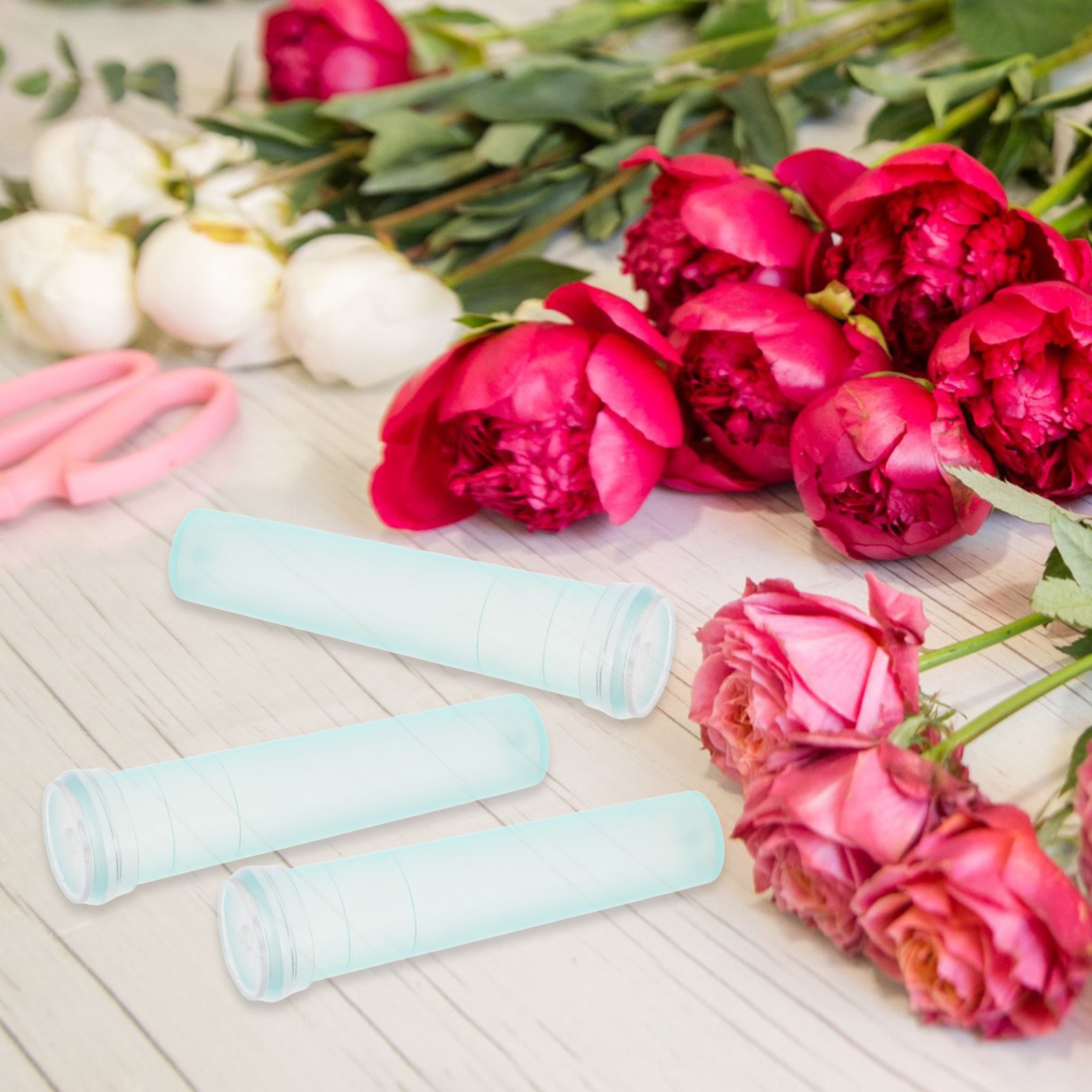 100 Peças Tubo de Preservação  - Supply For Florist avaliação e preço
