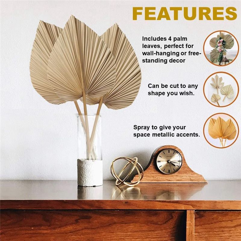 Novas Folhas de Palmeira Natur - Palm Leaf Dried avaliação e preço