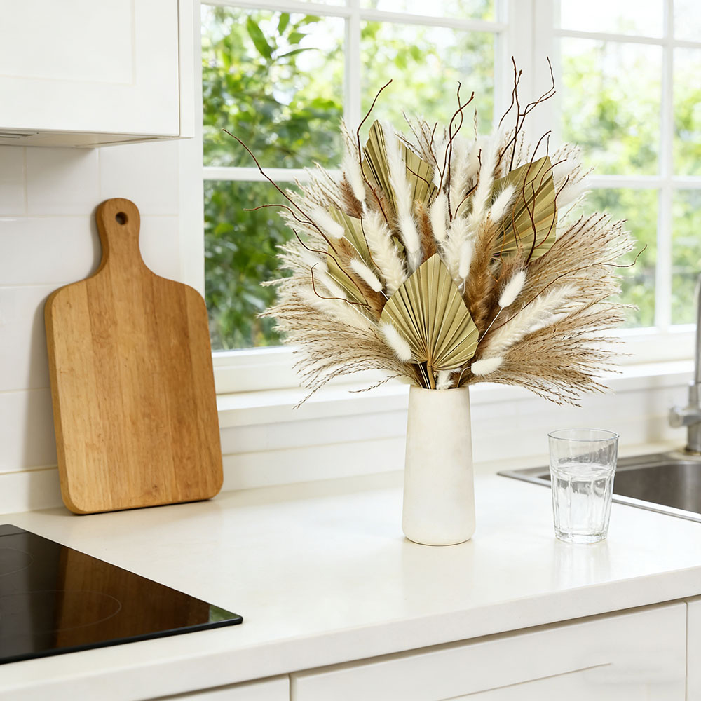 Buquê de folhas de palmeira se - Palm Leaf Dried avaliação e preço