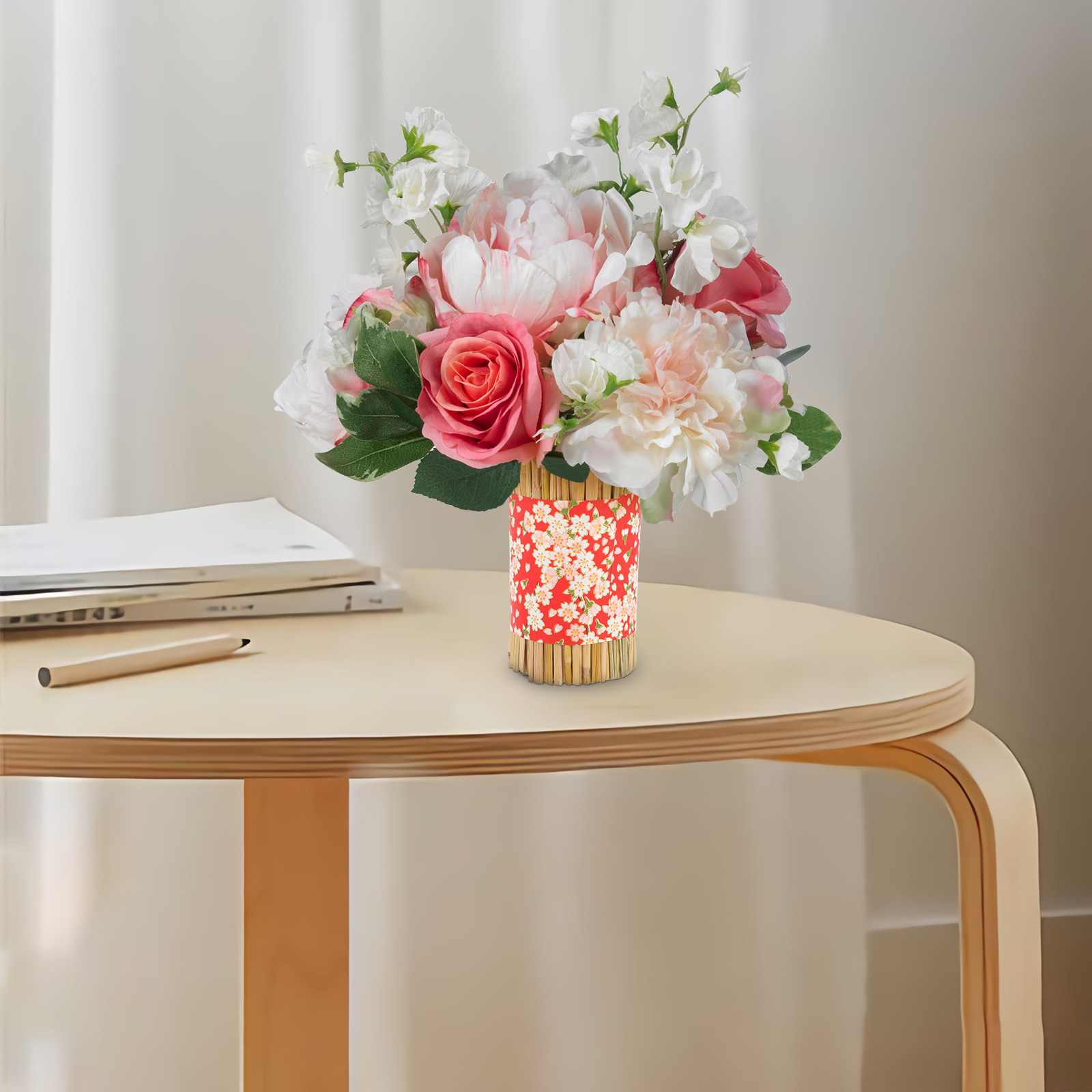 Vaso decorativo artesanal de p - Supply For Florist avaliação e preço